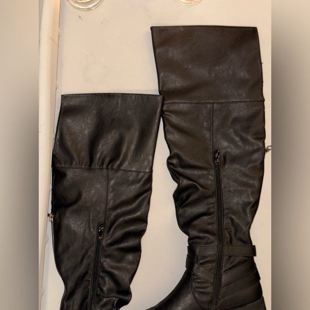 Global Win Women's Over-The-Knee Boots | Black | Size 8.5 - Picture 7 of 10